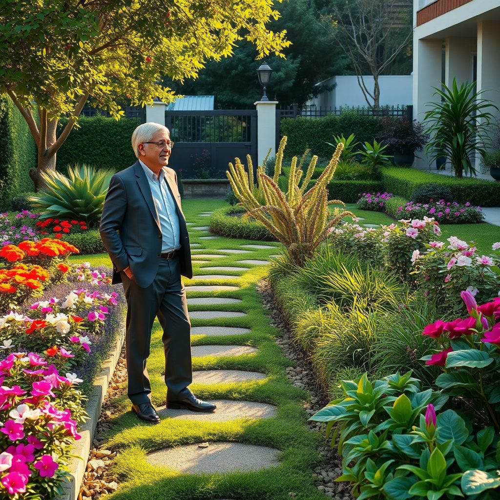 Beautifully designed garden by Garden Lab