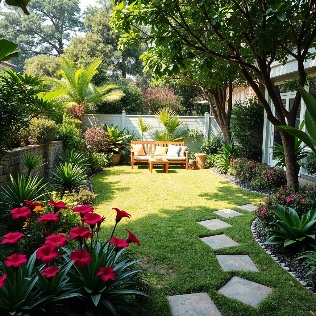 Custom garden design example